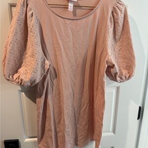 Maternity top - blush pink size M